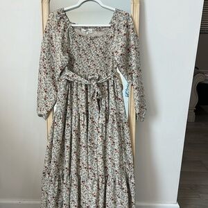 Called to Surf Floral Midi